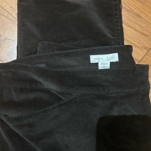 Corduroy straight leg trousers 14 tall